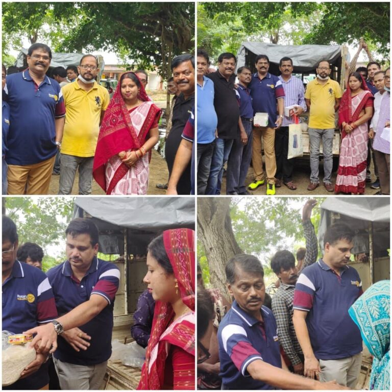 RCB Utkal and MMW team help the flood affected families