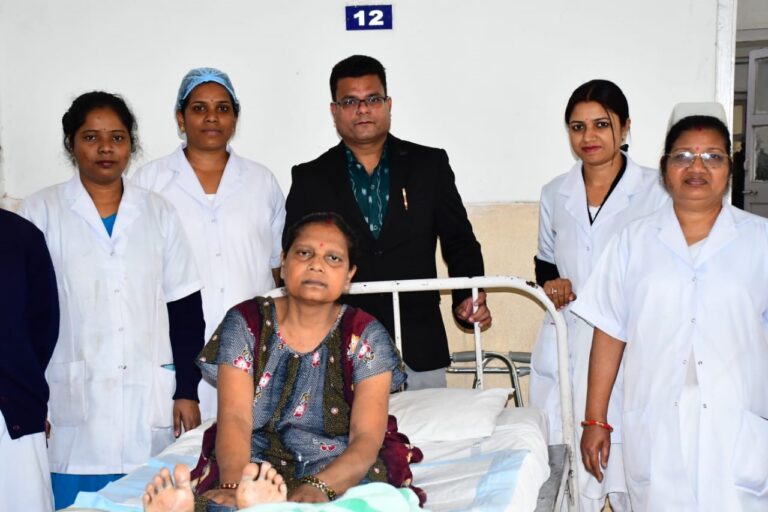 Critical Orthopaedic surgery conducted at Ispat General Hospital of SAIL, Rourkela Steel Plant