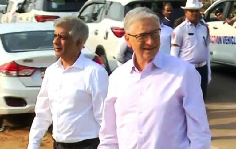 Watch Video: Bill Gates visits Maa Mangala Basti in Bhubaneswar – N.F Times