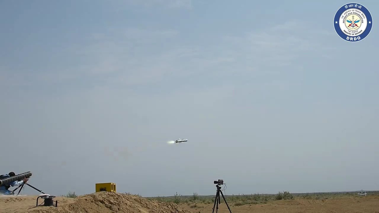 India conducts successful trials of Portable Anti-tank Guided Missile ...